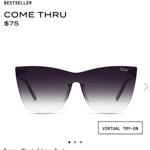 Quay Come Thru Sunglasses NWOT